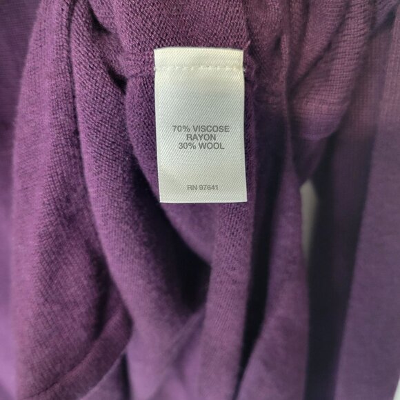 J. Jill Women's Size 4X Pullover Tunic Sweater Purple - Picture 5 of 5